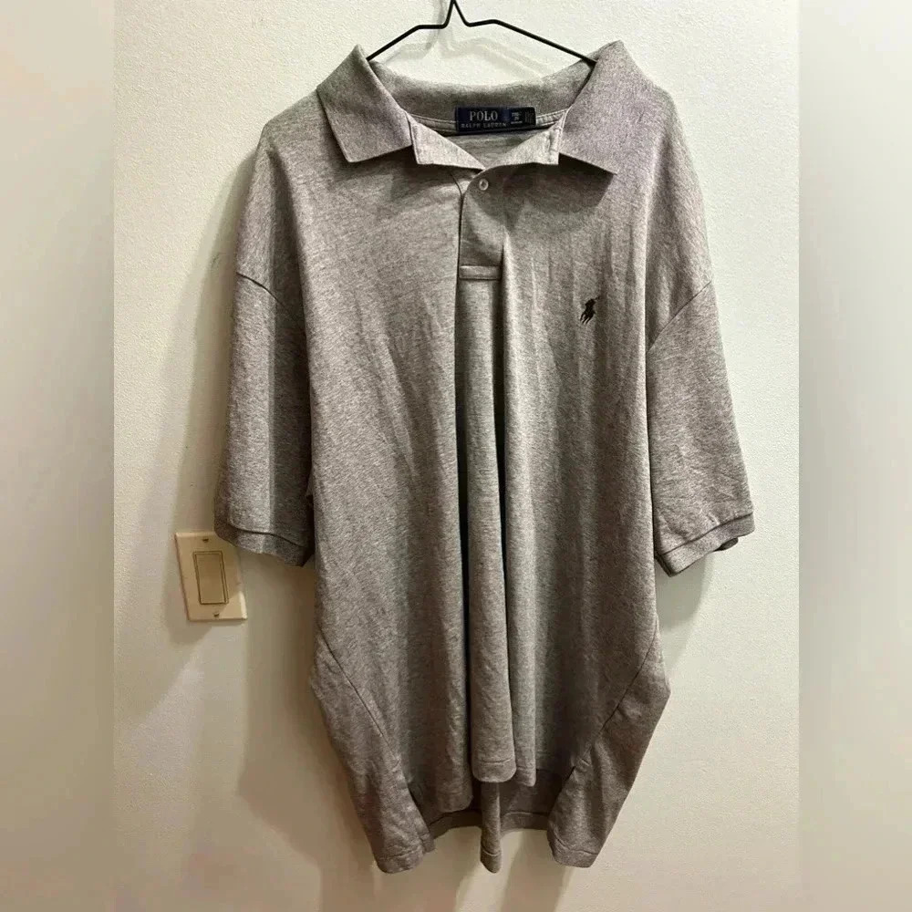 Big and Tall Polo Ralph Lauren Grey Polo size 2XB